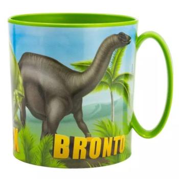 Dinoszaurusz mintás műanyag mikrozható bögre kép