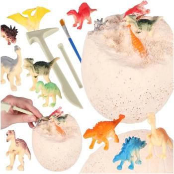 Dinoszauruszok ásatás XL dinoszaurusz tojás 12 figura régészeti készlet kép