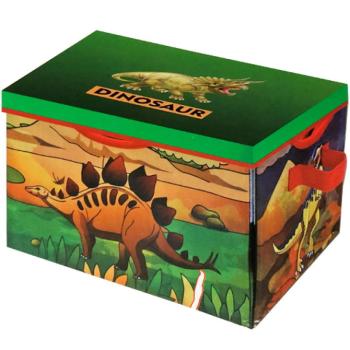 Dinoszauruszos 2 az 1-ben játszószőnyeg és tárolódoboz kép
