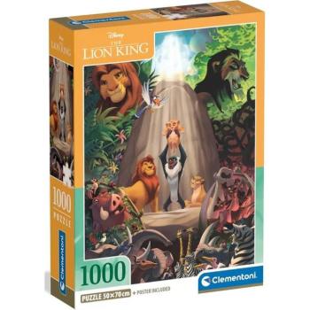 Disney Az oroszlánykirály 1000db-os compact puzzle - Clementoni kép
