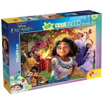 Disney Encanto 2 az 1-ben 108db-os puzzle és színező 70x50cm - Lisciani kép
