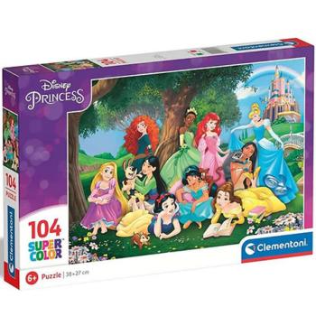 Disney Hercegnők 104db-os Super Color Puzzle - Clementoni kép