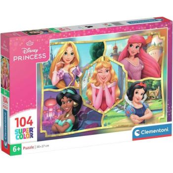 Disney Hercegnők 104db-os supercolor puzzle - Clementoni kép