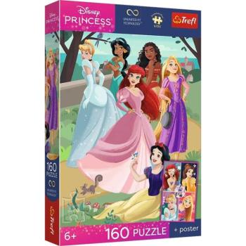 Disney Hercegnők 160db-os UFT puzzle poszterrel - Trefl kép
