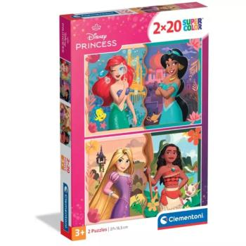 Disney Hercegnők 2 az 1-ben puzzle - Clementoni kép