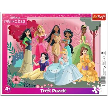 Disney Hercegnők 25 db-os keretes puzzle – Trefl kép