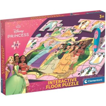 Disney Hercegnők interaktív 24db-os padló puzzle - Clementoni kép