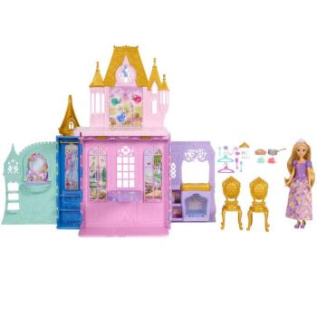 Disney Hercegnők Kastély Aranyhaj Babával - Mattel