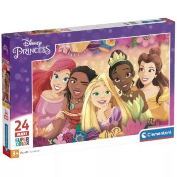 Disney Hercegnők: Maxi Super Color Puzzle 24 darabos - Clementoni kép