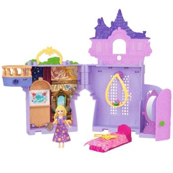 Disney Hercegnők Palota mini Aranyhaj babával - Mattel kép