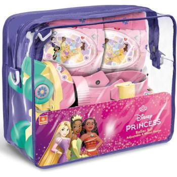 Disney Hercegnők rózsaszín görkorcsolya védőfelszereléssel 22-29 méretben - Mondo Toys kép