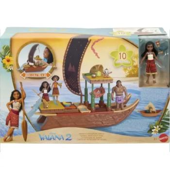 Disney Hercegnők: Vaiana 2 Mesés vitorlása játékszett - Mattel