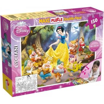 Disney Hófehérke 2 az 1-ben maxi 150db-os puzzle és színező 70x50cm - Lisciani kép