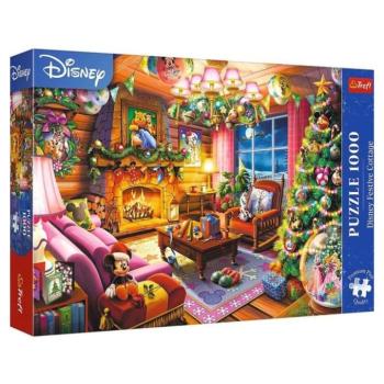 Disney Karácsony 1000db-os prémium puzzle - Trefl kép