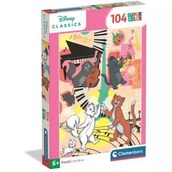 Disney Macskarisztokraták 104db-os supercolor puzzle - Clementoni kép