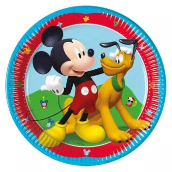Disney Mickey egér 8db-os papírtányér szett 20cm-es kép
