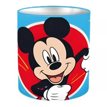 Disney Mickey egér henger alakú fém asztali írószertartó 10x11cm kép