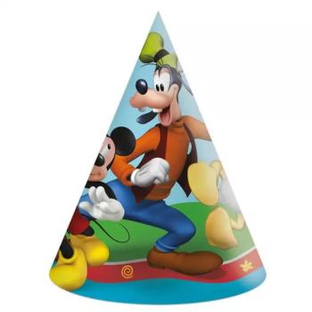 Disney Mickey egeres papír party kalap 6db-os szett kép