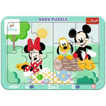 Disney Minnie és Mickey egér kalandjai 2 az 1-ben keretes baby puzzle - Trefl kép