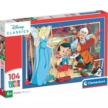 Disney Pinokkió 104db-os Supercolor puzzle - Clementoni kép