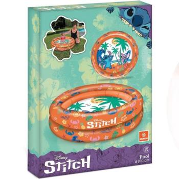 Disney Stitch 2 gyűrűs felfújható medence 100cm - Mondo Toys kép