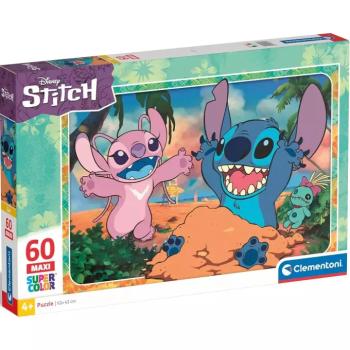 Disney Stitch 60 db-os maxi supercolor puzzle - Clementoni kép