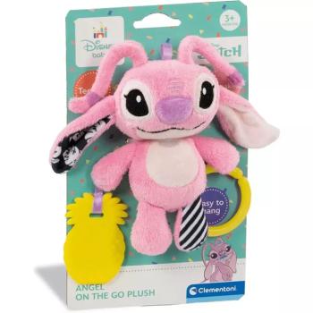 Disney Stitch Angel plüss csörgővel és rágókával - Clementoni Baby kép