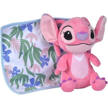 Disney Stitch Angyal plüss figura takaróval 25cm-es - Simba Toys kép