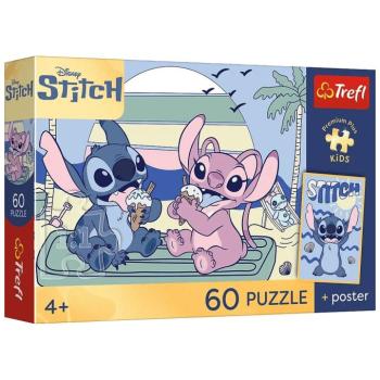 Disney Stitch Fagylaltos móka 60db-os puzzle - Trefl kép