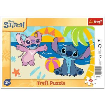 Disney Stitch tengerparti kaland 15db-os keretes puzzle - Trefl kép