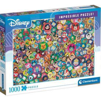 Disney szereplők 1000db-os lehetetlen puzzle - Clementoni kép
