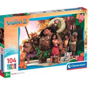 Disney Vaiana 2 104db-os Supercolor puzzle - Clementoni kép