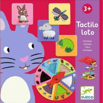 Djeco Tapintható állatok - Tactilo - Lotto animals - Társasjáték kép