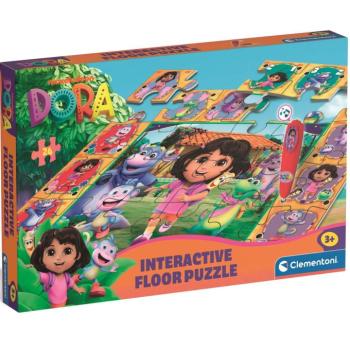 Dóra a felfedező interaktív 24db-os padló puzzle - Clementoni kép