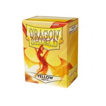 Dragon Shield Matte Amarillo 100 db kártyavédő