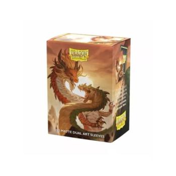 Dragon Shield Matte Dual Art Wood Snake 100 db kártyavédő kép
