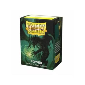 Dragon Shield Matte Metallic Green/ Power 63x88 kártyavédő kép