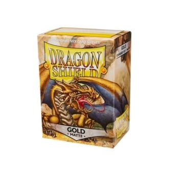 Dragon Shield Matte Oro 100 db kártyavédő kép
