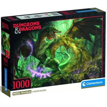 Dungeons & Dragons 1000 darabos puzzle - Clementoni
