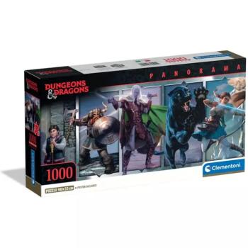 Dungeons & Dragons 1000 db-os panoráma puzzle poszterrel - Clementoni kép
