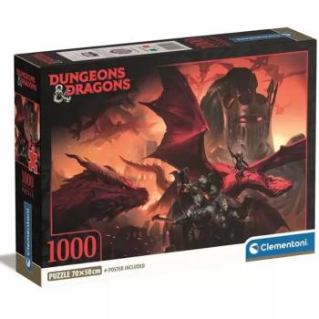 Dungeons & Dragons 1000 db-os puzzle poszterrel - Clementoni kép