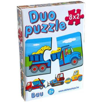 DUO Puzzle munkagépekkel - D-Toys kép