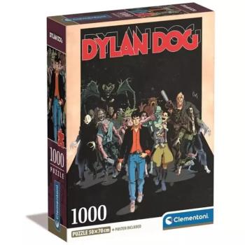 Dylen Dog képregényes HQC 1000 db-os puzzle poszterrel - Clementoni kép