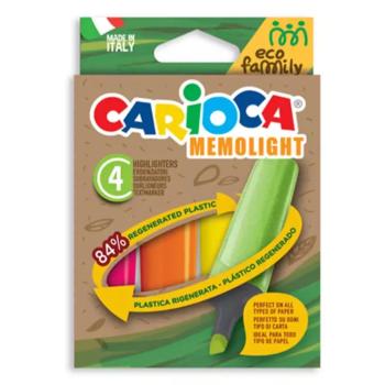 Eco Family Memolight 4db-os szövegkiemlő szett - Carioca kép