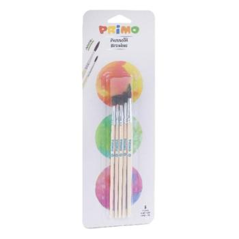 Ecset készlet PRIMO kerek (2,3,4,5,8) 5 darabos kép
