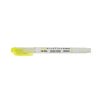 Ecsetfilc kétvégű ZEBRA Mildliner Fluorescent sárga kép