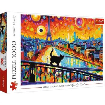 Egy cica Párizsban 1000db-os HQ puzzle kirakó - Trefl kép