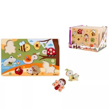Eichhorn: Fa állatos fogantyús puzzle többféle változatban 1db - Simba Toys kép