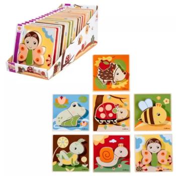 Eichhorn: Fa állatos puzzle többféle változatban 1db - Simba Toys kép