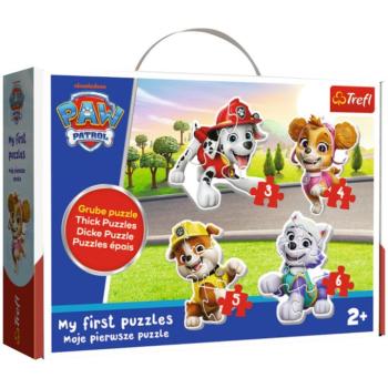 Első puzzle-öm: Mancs őrjárat 4 az 1-ben 6-5-4-3db-os puzzle - Trefl kép